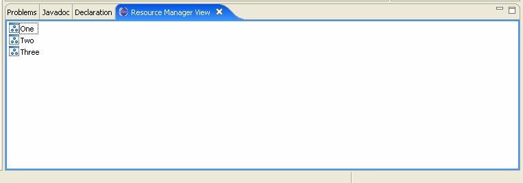 Eclipse Resource Manager View 2