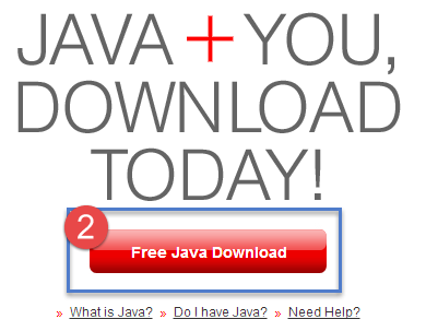 Java download button