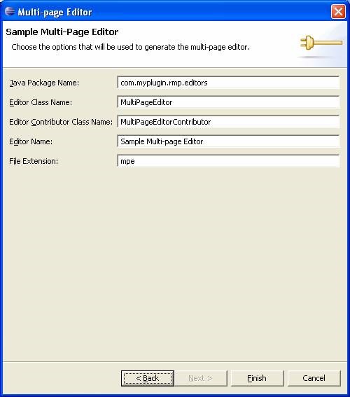 eclipse plugin options for multipage editor