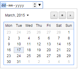 HTML5 date input example3