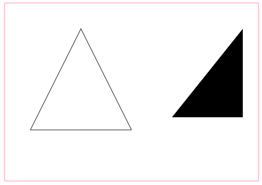 HTML5 draw triangle example