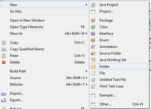 Create Folder For Java Project